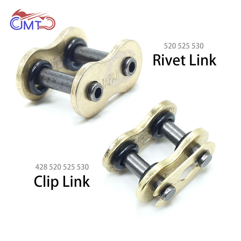 530 Chain - Motorrad Antriebskette O-Ring Mater Link Gold